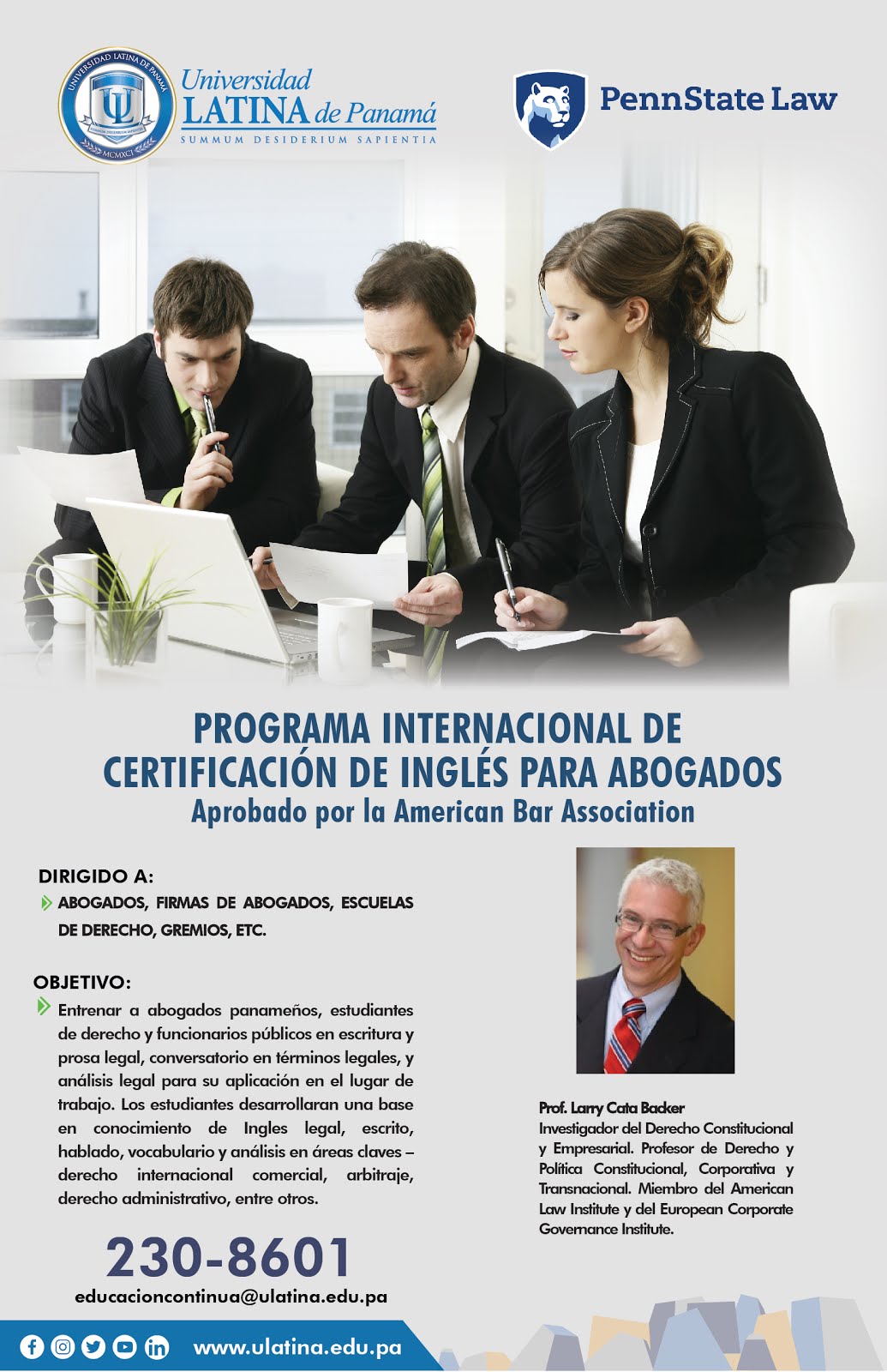 Porgrama Internacional de Certificación de Inglés para Abogados